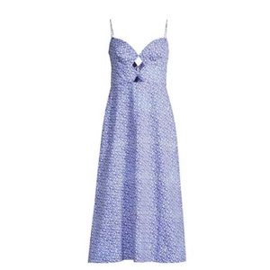 Saloni Vibrant Dot Jana Dress, size 4